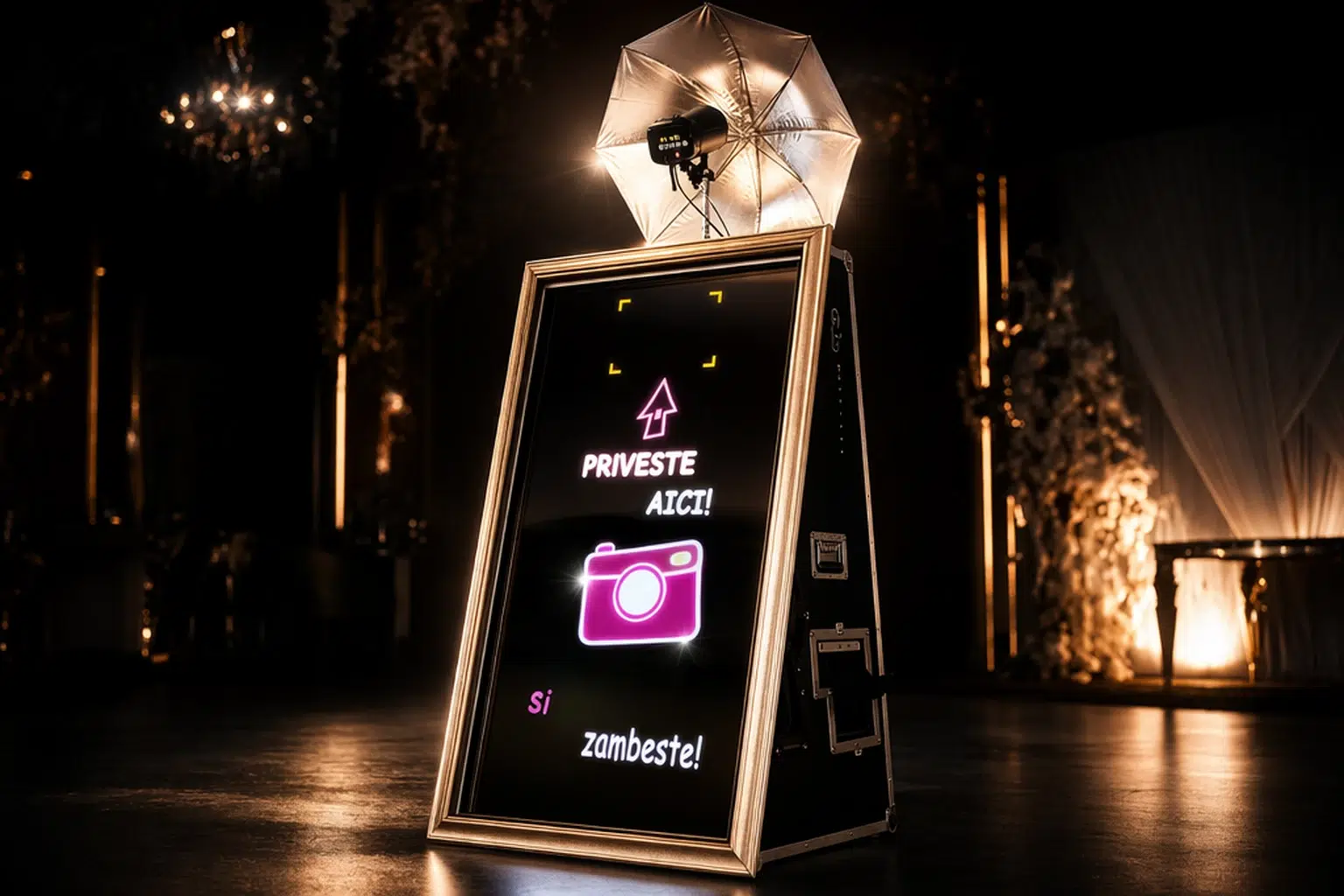 Oglindă Foto Magic Mirror Evenimente — iSeeArt Photography